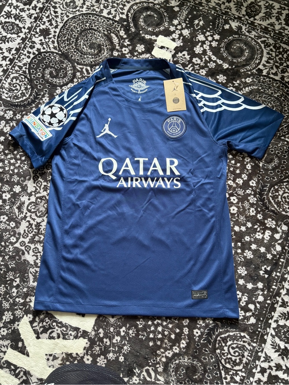 PSG 4th Kit Fan Version Soccer Jersey Dembele #10 UCL Men Size